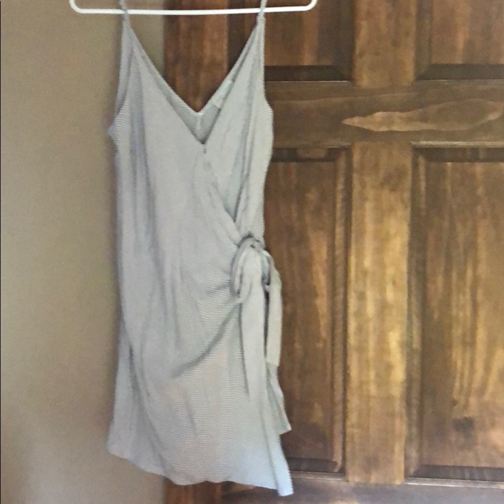 Pin stripe romper/skort